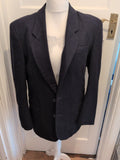 Privilege Medium Navy Lined Padded Blazer