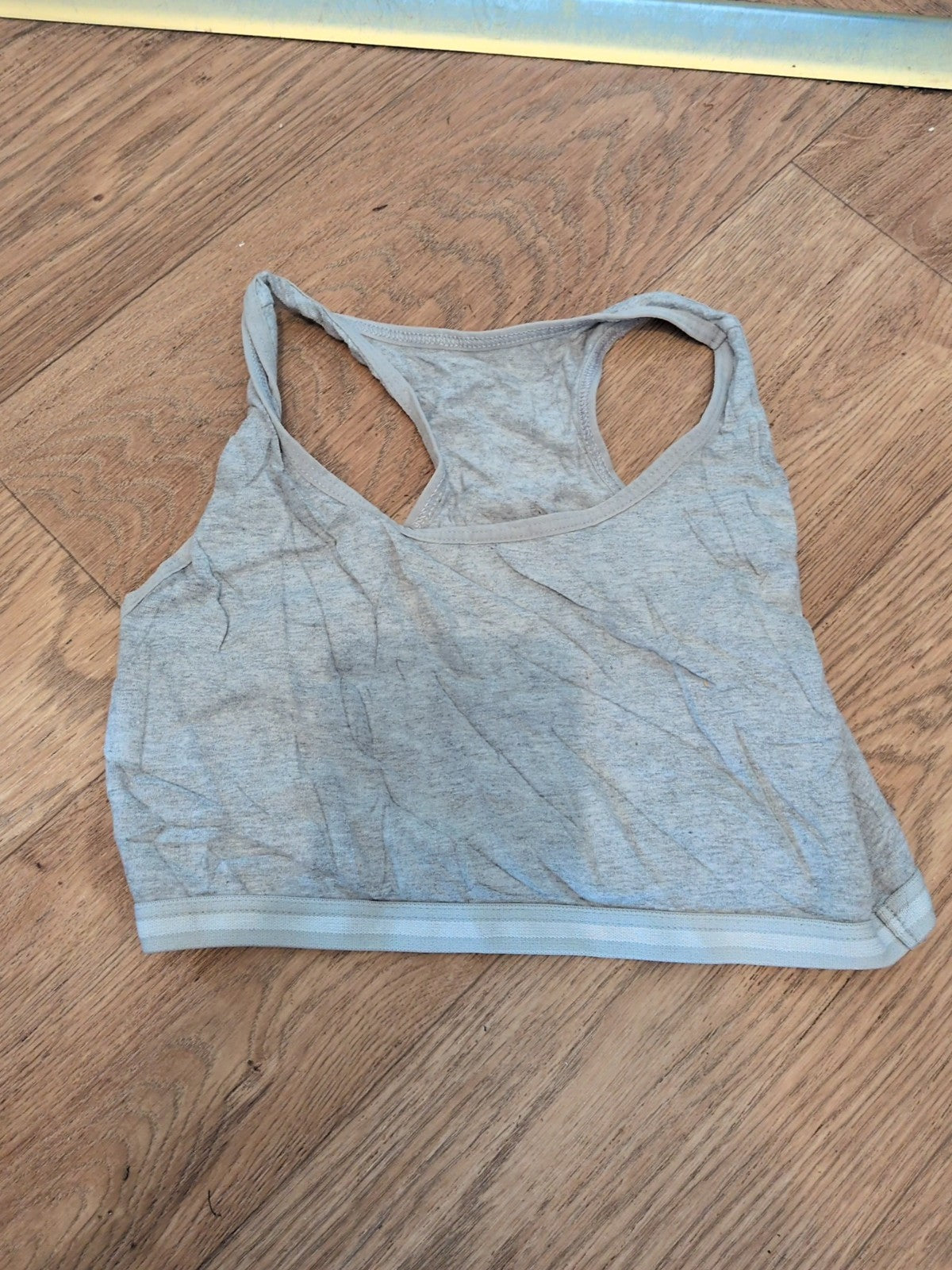 John Lewis 13 Years Bralette Sports Bra Grey
