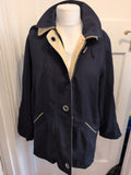 David Barry 14 Navy Full Zip Jacket Coat