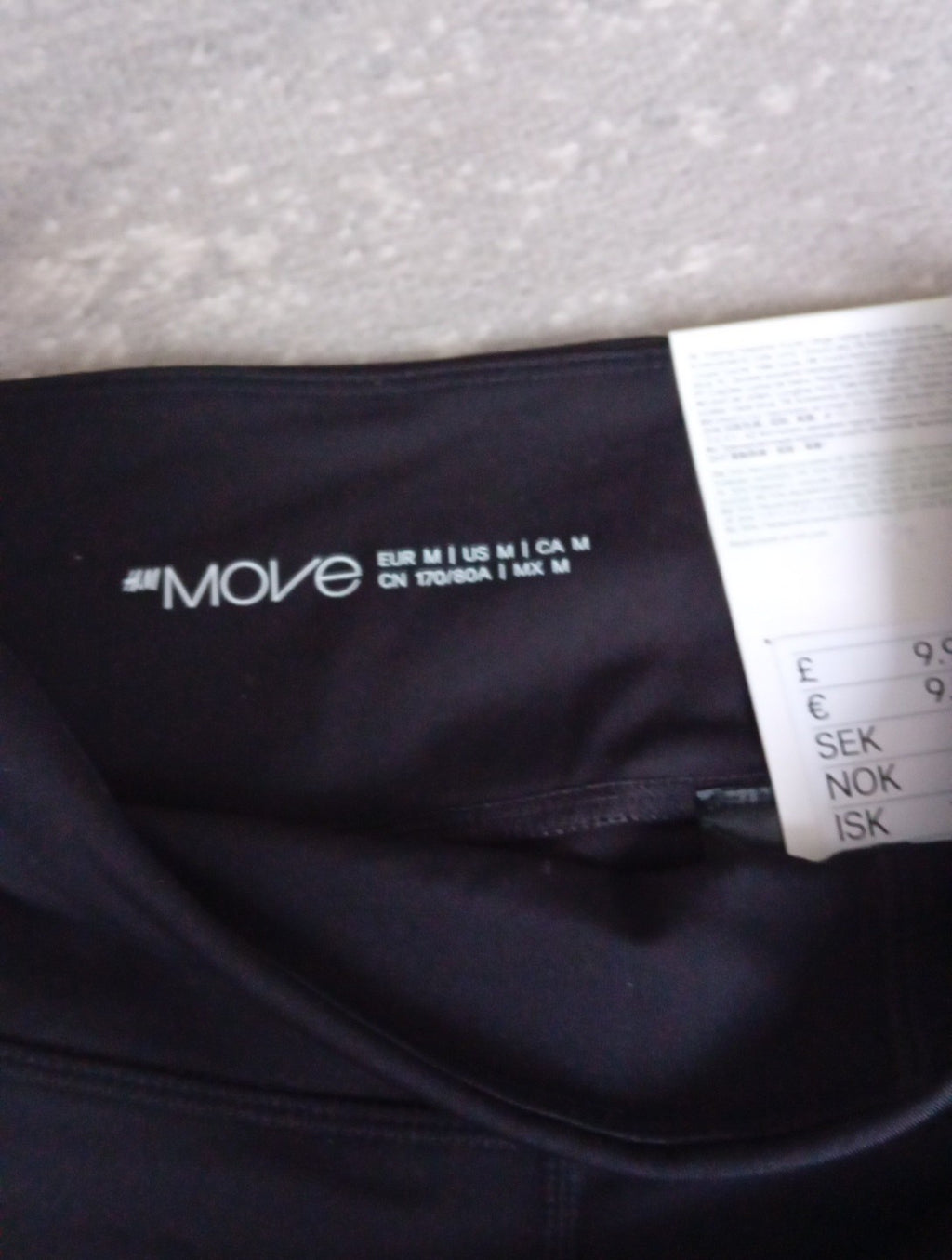 Ladies Brand New Training Hotpants Size Med Black H&M