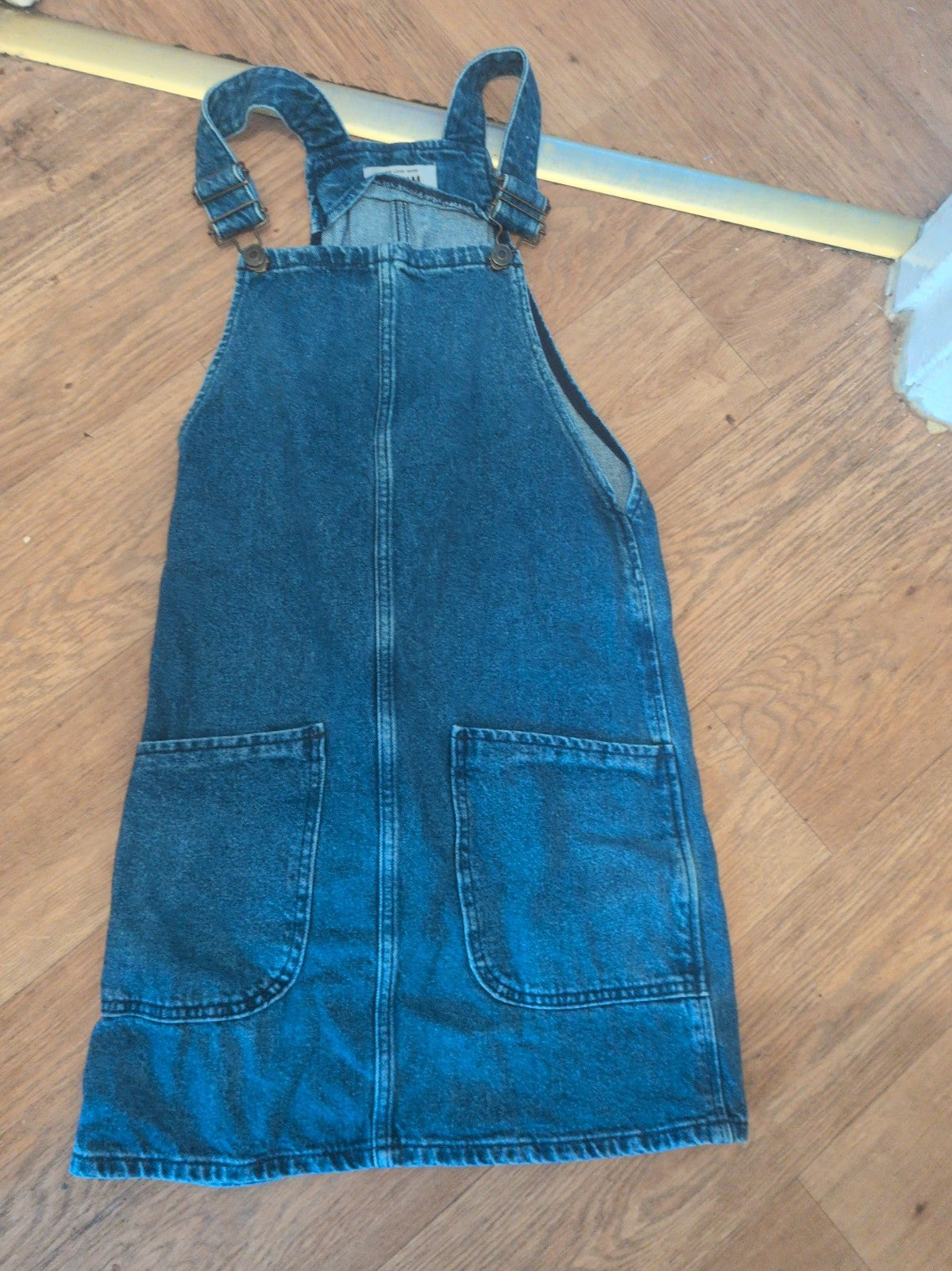 Ladies New Look Petite Size 4 Denim Sleeveless Dress