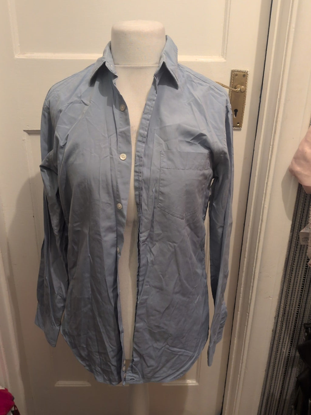 J.Crew 14.5-15 Blue Long Sleeve Shirt