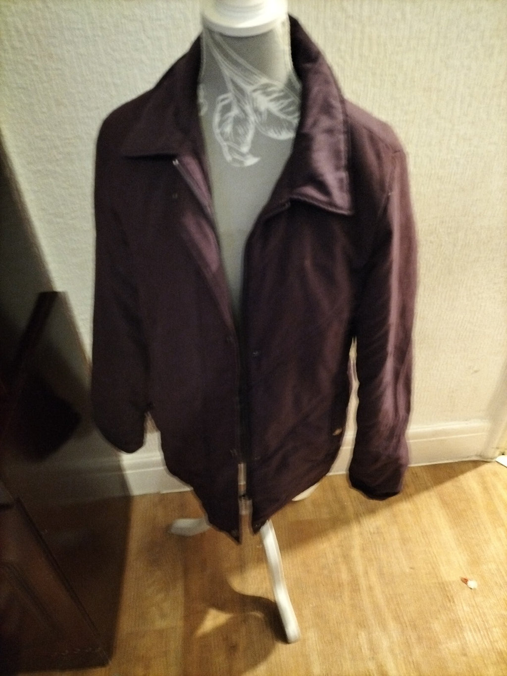 Ladies Purple Size 12 Overcoat