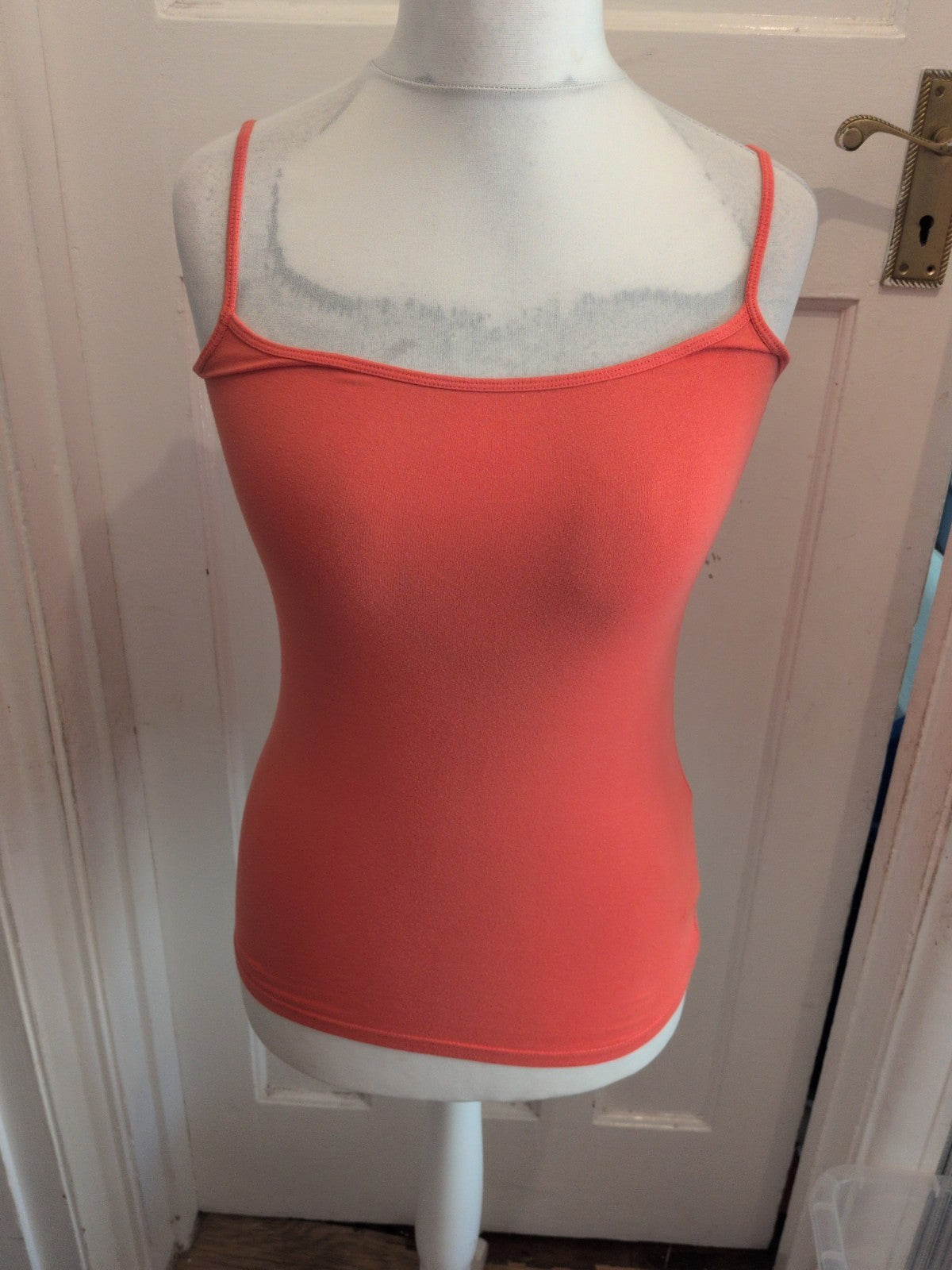 Ladies George 10 Peach Cami Top Sleeveless