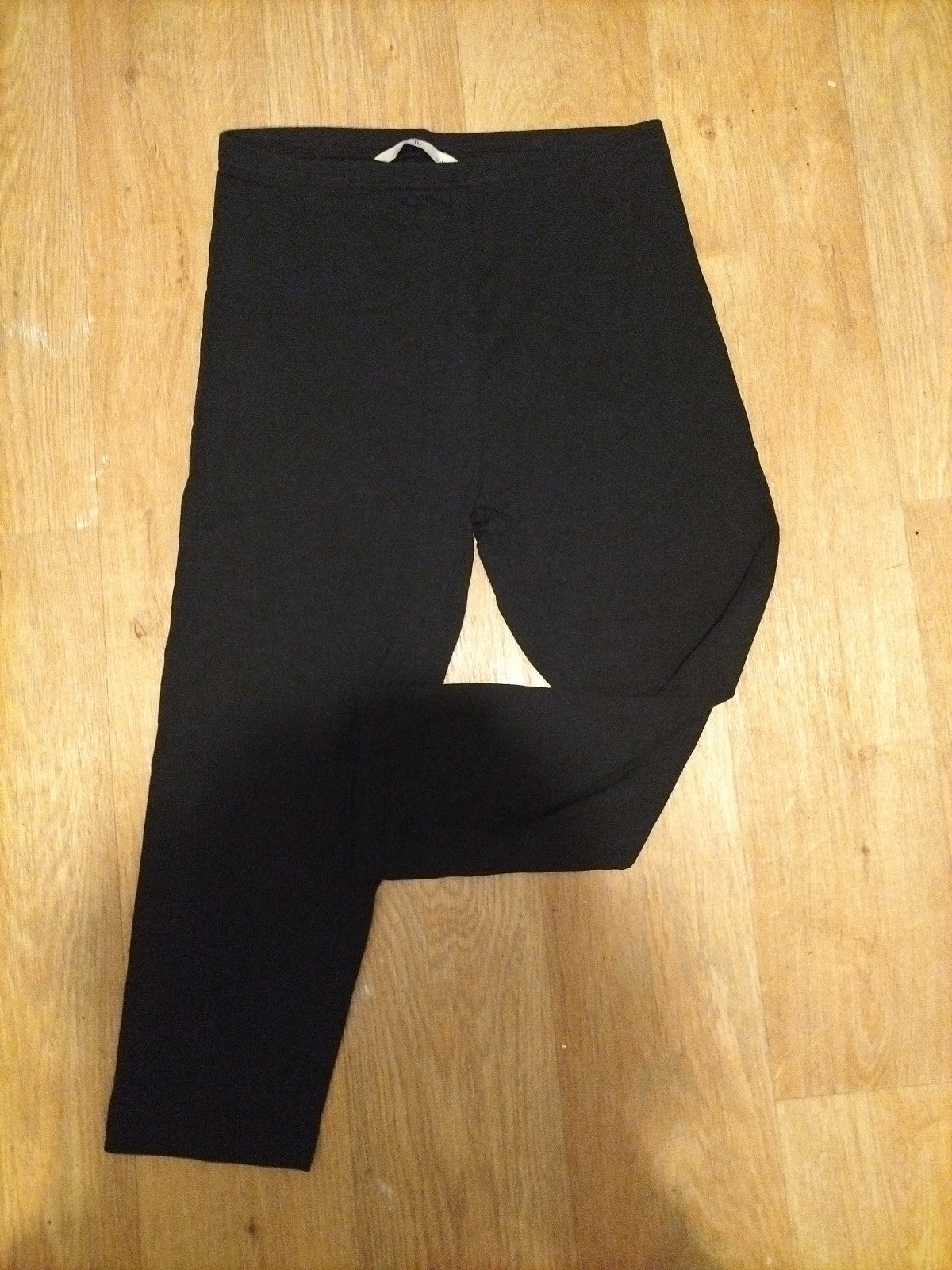 Ladies Tu Size 12-14 Black Ankle Leggings