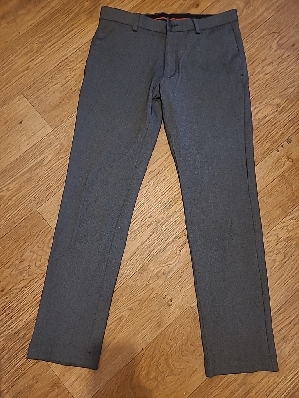 Mens Van Larsson Size 30R Grey Trousers