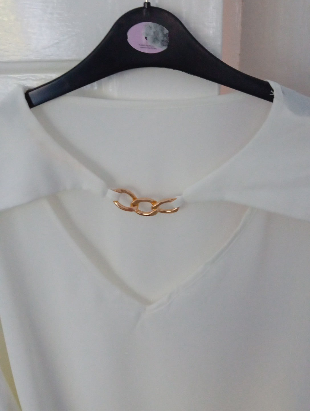 Ladies Brand New Cream Blouse Size 5XL Free Delivery