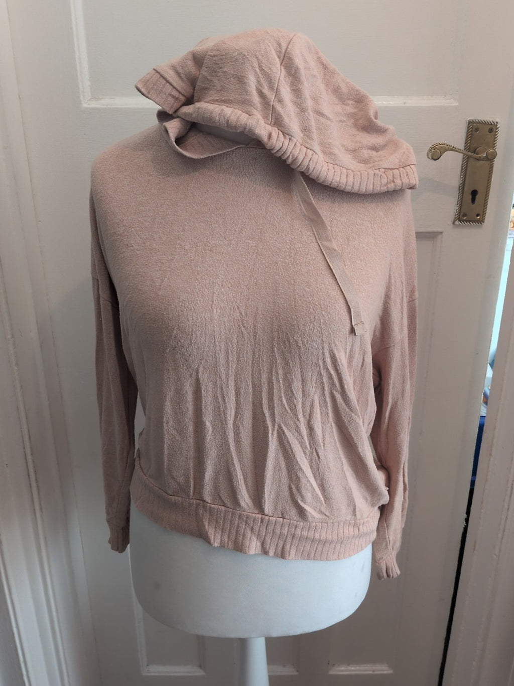 Primark 10-12 Pink Hooded Pyjama Top