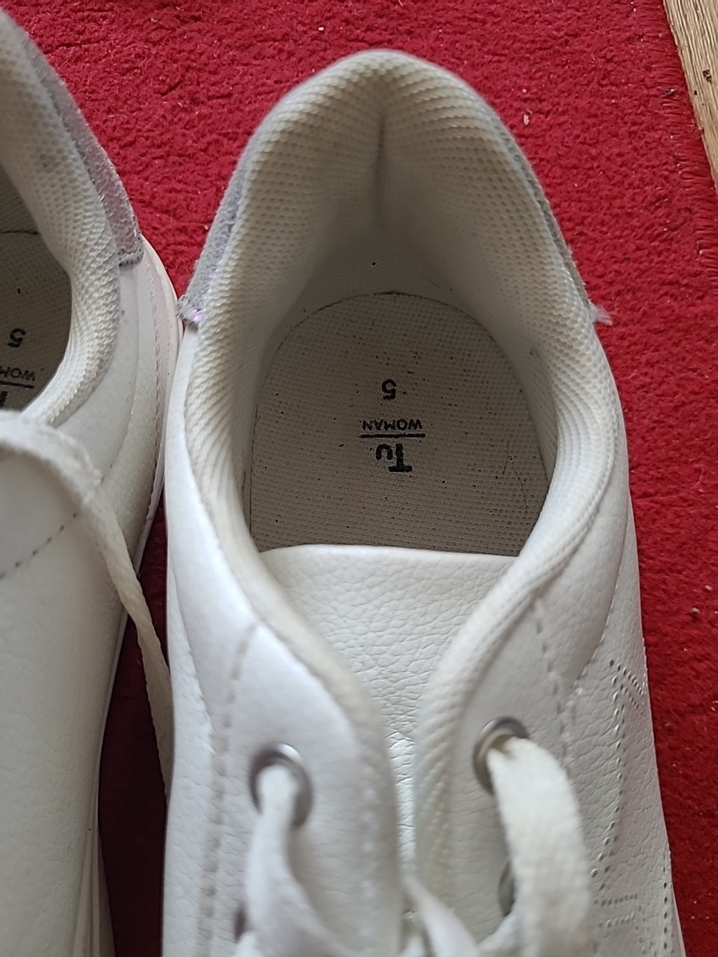 Ladies Tu Size Uk 5 White Trainers