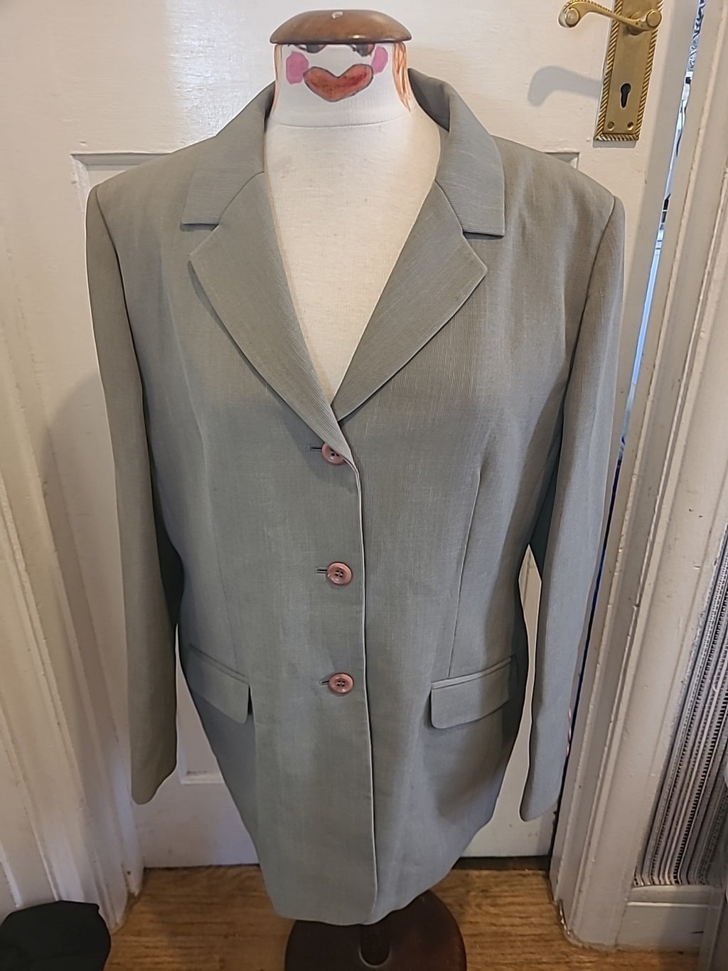 Mens Scott Taylor Size 20 Grey Padded Suit Jacket