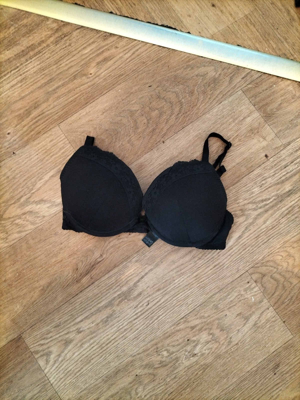 M+S 34D Black Padded And Wired Bra