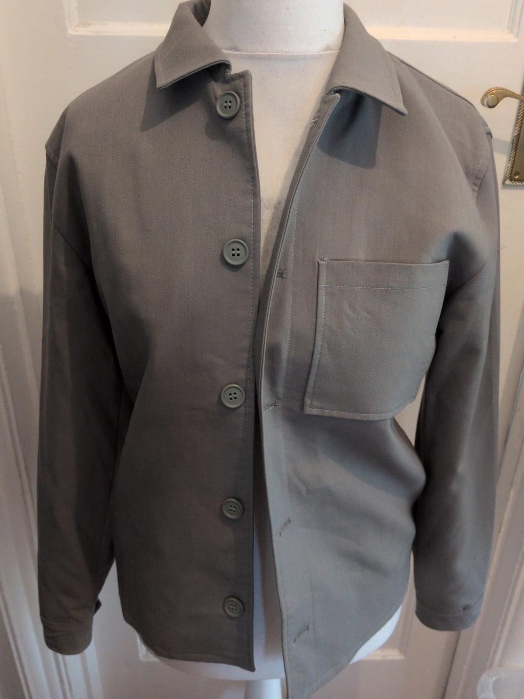 Primark Small Pale Sage Lined Buttoned Jacket