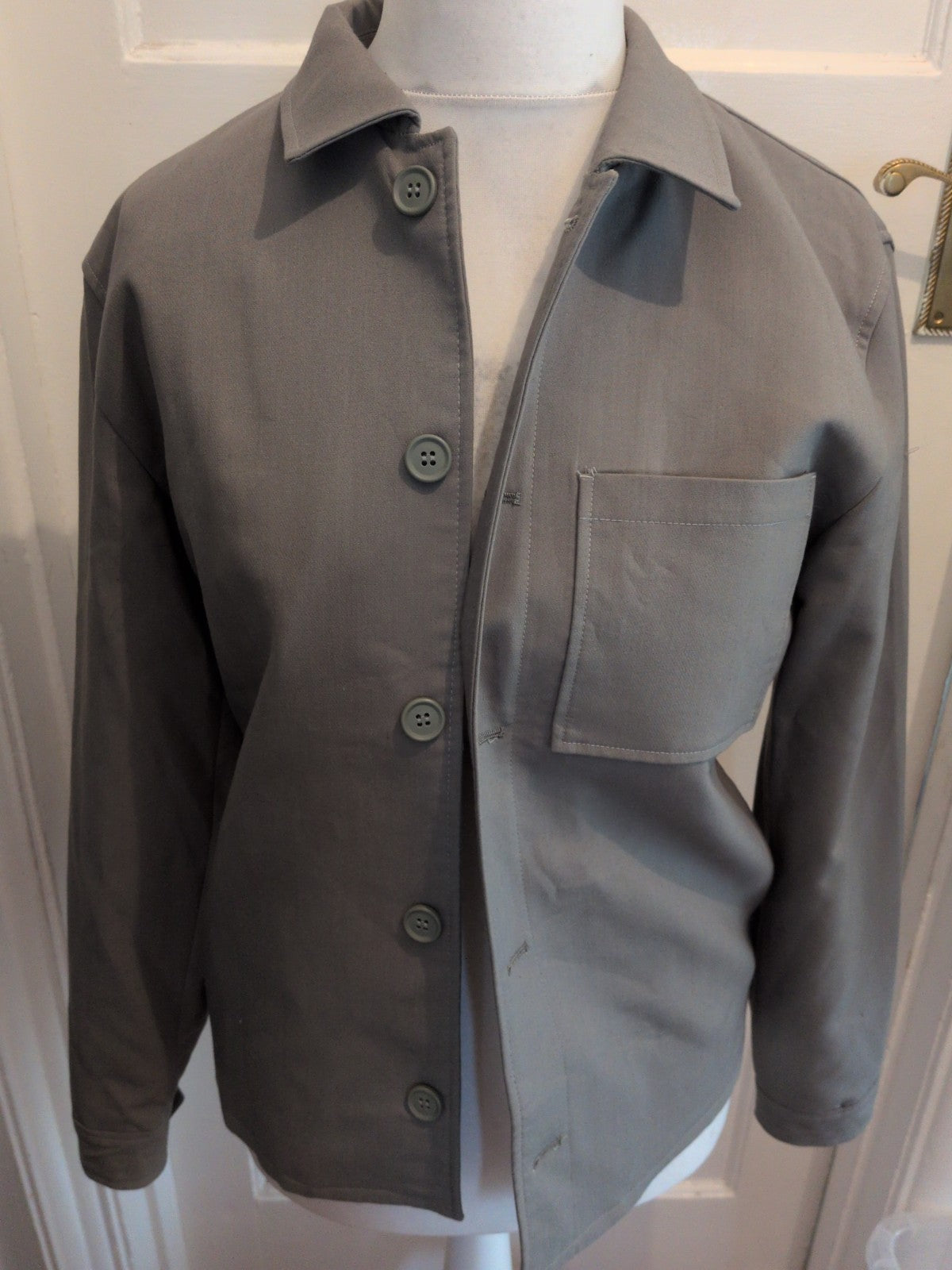 Primark Small Pale Sage Lined Buttoned Jacket