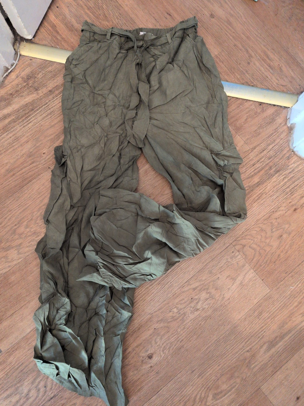 Tu 8R Green Cargo Trousers
