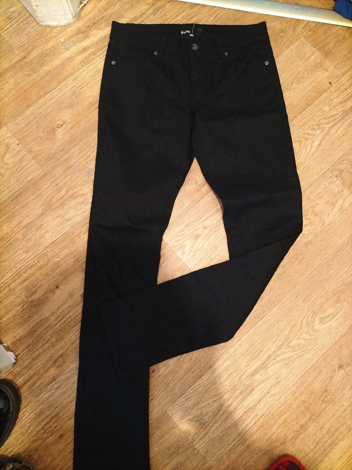 Ladies Foreplay Size 28" Black Jeans