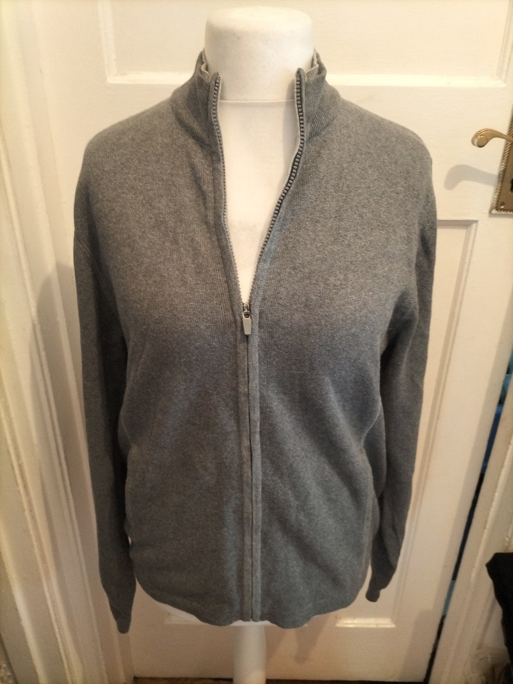 Blue Harbour Medium Grey Full Zip Jumper