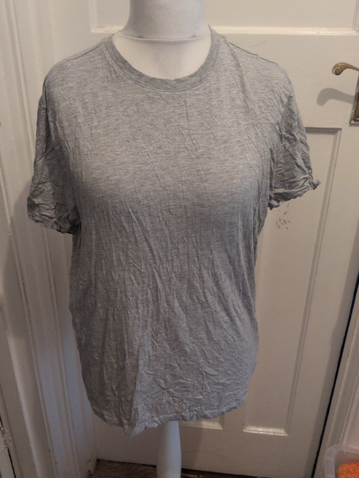 Medium Primark Reg Fit Grey Short Sleeve T-shirt