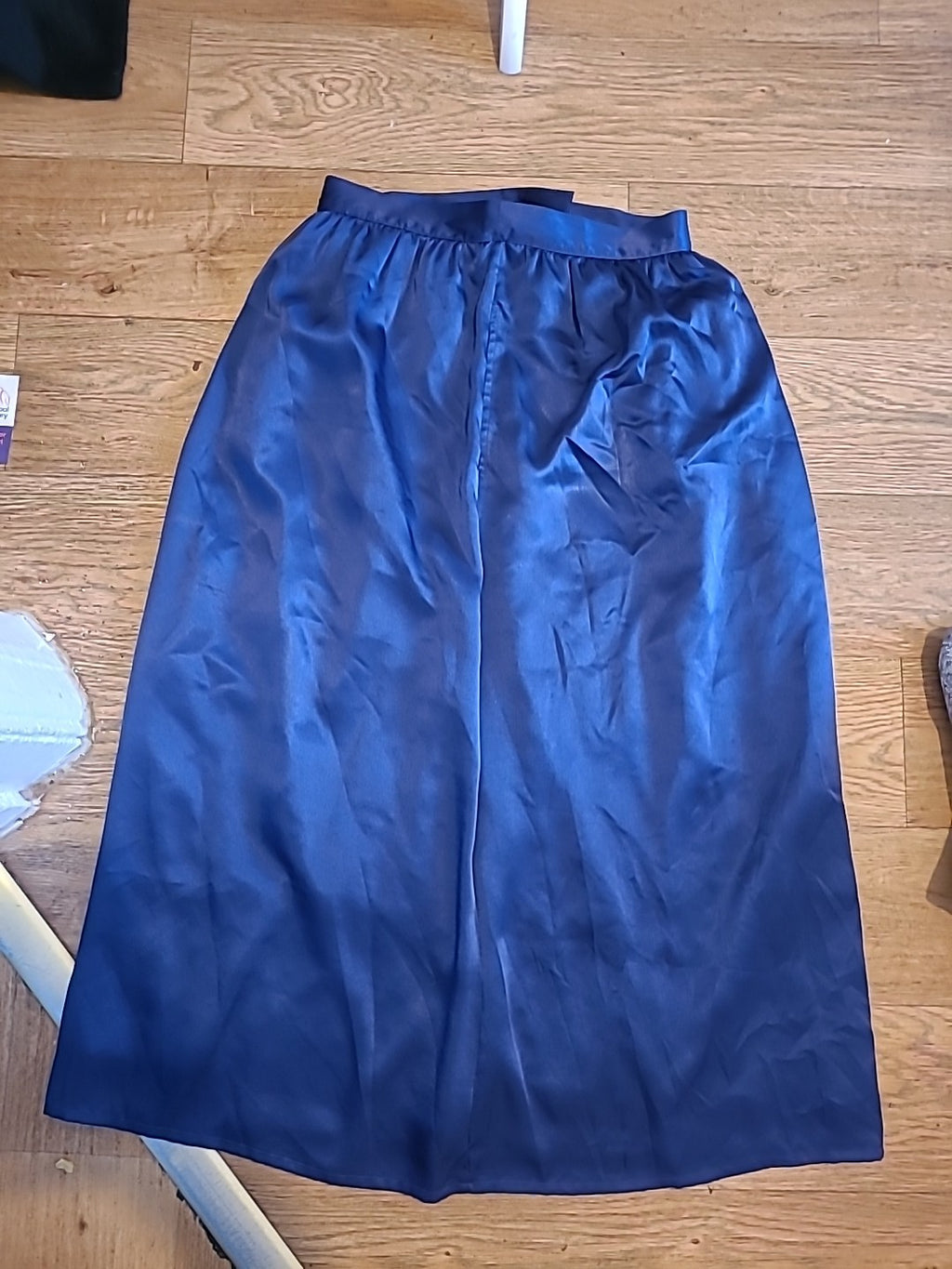 Ladies Country Casuals Size 12 Purple Lined Long Length Skirt