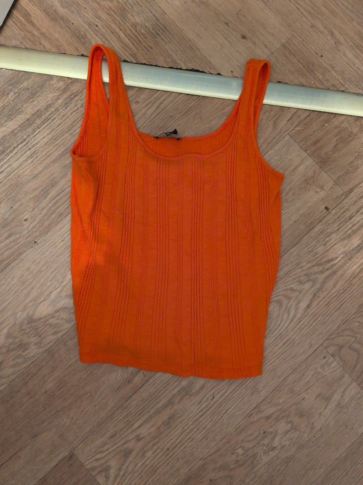 New Look Bright Orange 12 Sleeveless T-shirt
