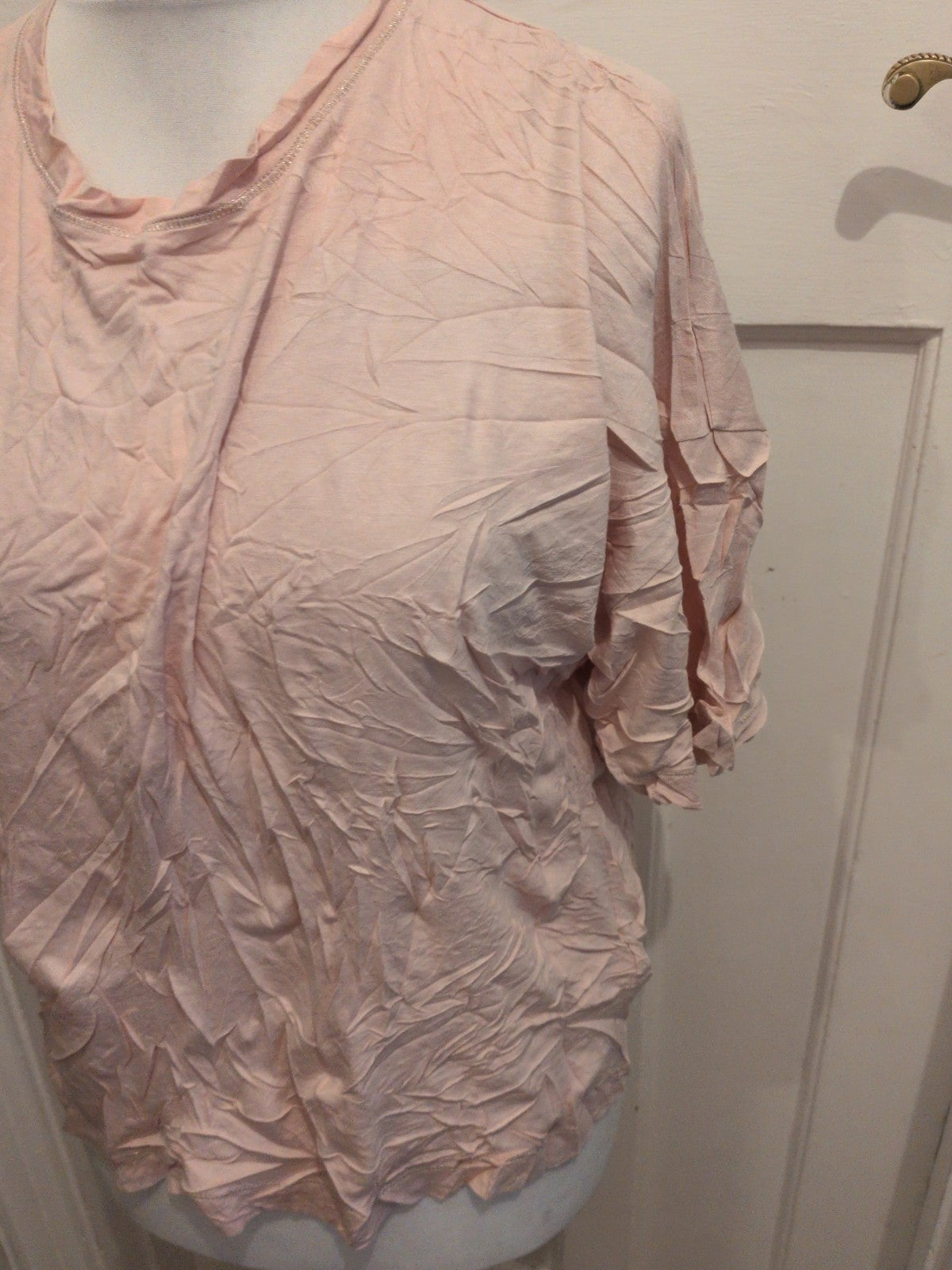 M&S 16 Pink Ladies T-shirt Short Sleeve