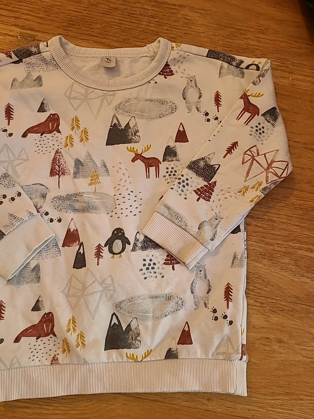 Boys Tu 4-5 Years Penguin Polar Bear Jumper