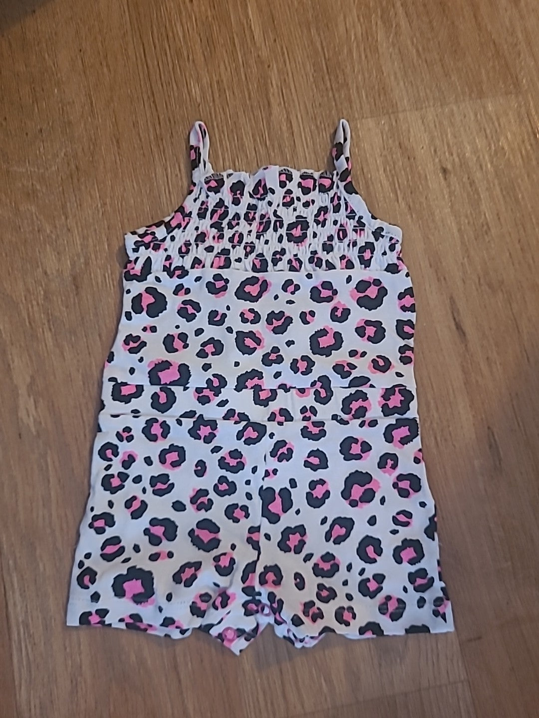 Girls Pep&Co Age 3-6 Months Pink Black White Sleeveless Playsuit