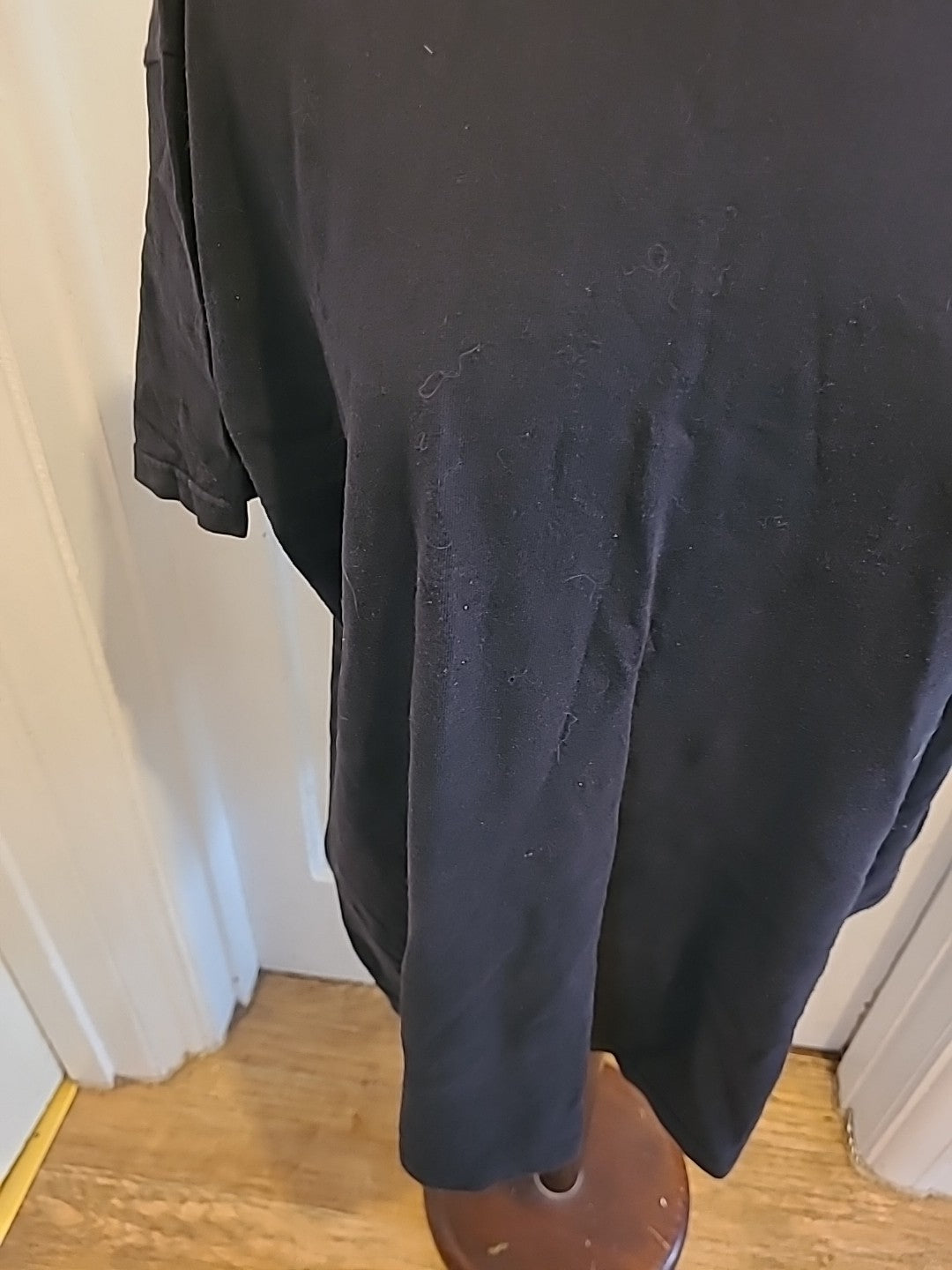 Mens Fruits Of The Loom Size XL Black Short Sleeved Tshirt