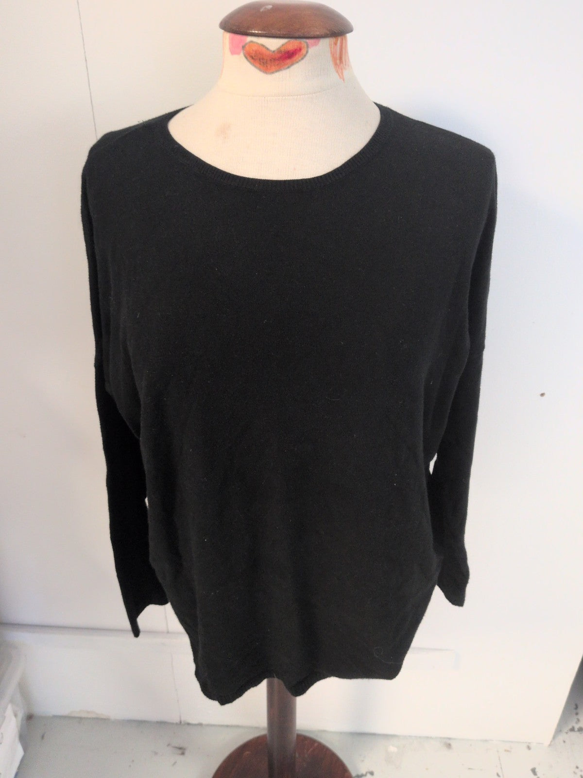 Zara Knit Medium Black Long Sleeve Jumper