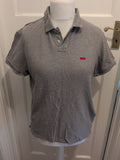 Levis Small Grey Short Sleeve Polo