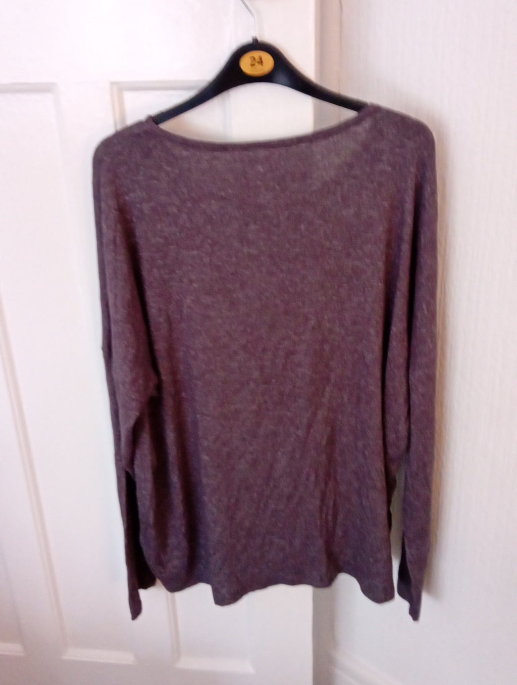 Ladies Long Sleeved Top Peacocks Steel Grey Size 14-16