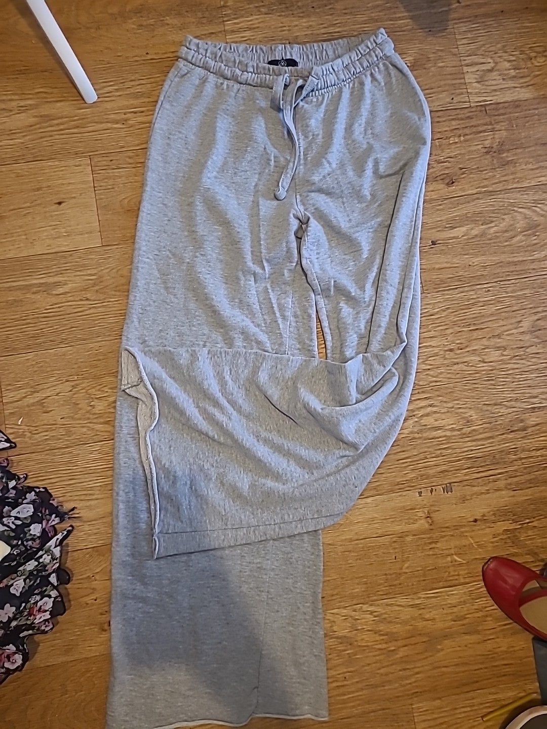 Ladies Missguided Size 8 Grey Elasticated Jogger