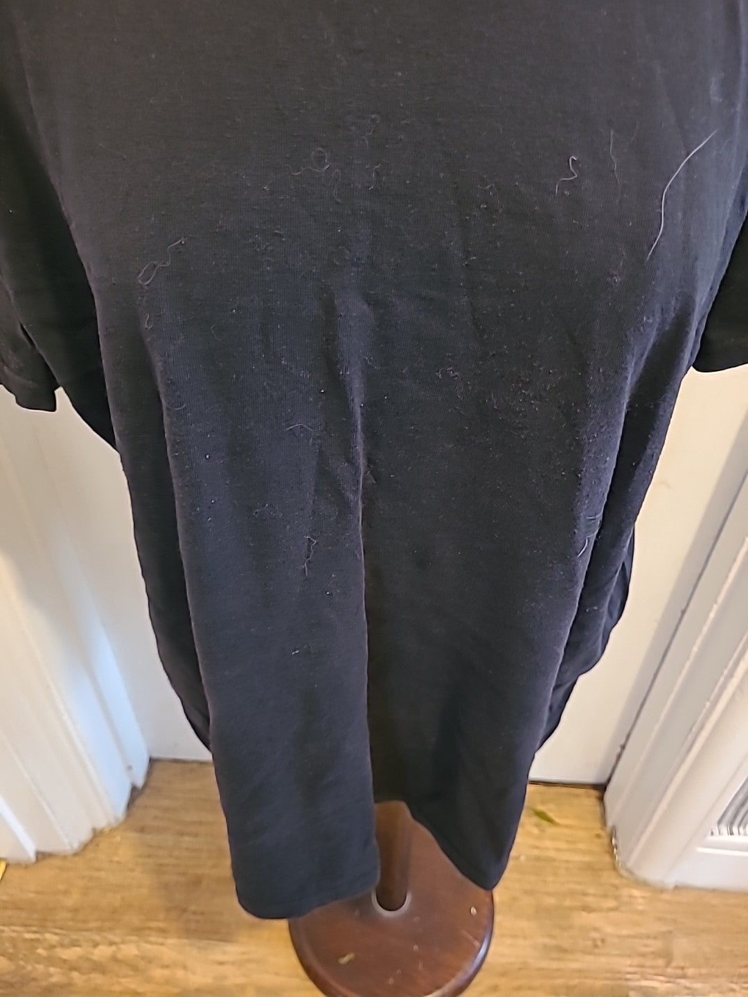 Mens Fruits Of The Loom Size XL Black Short Sleeved Tshirt