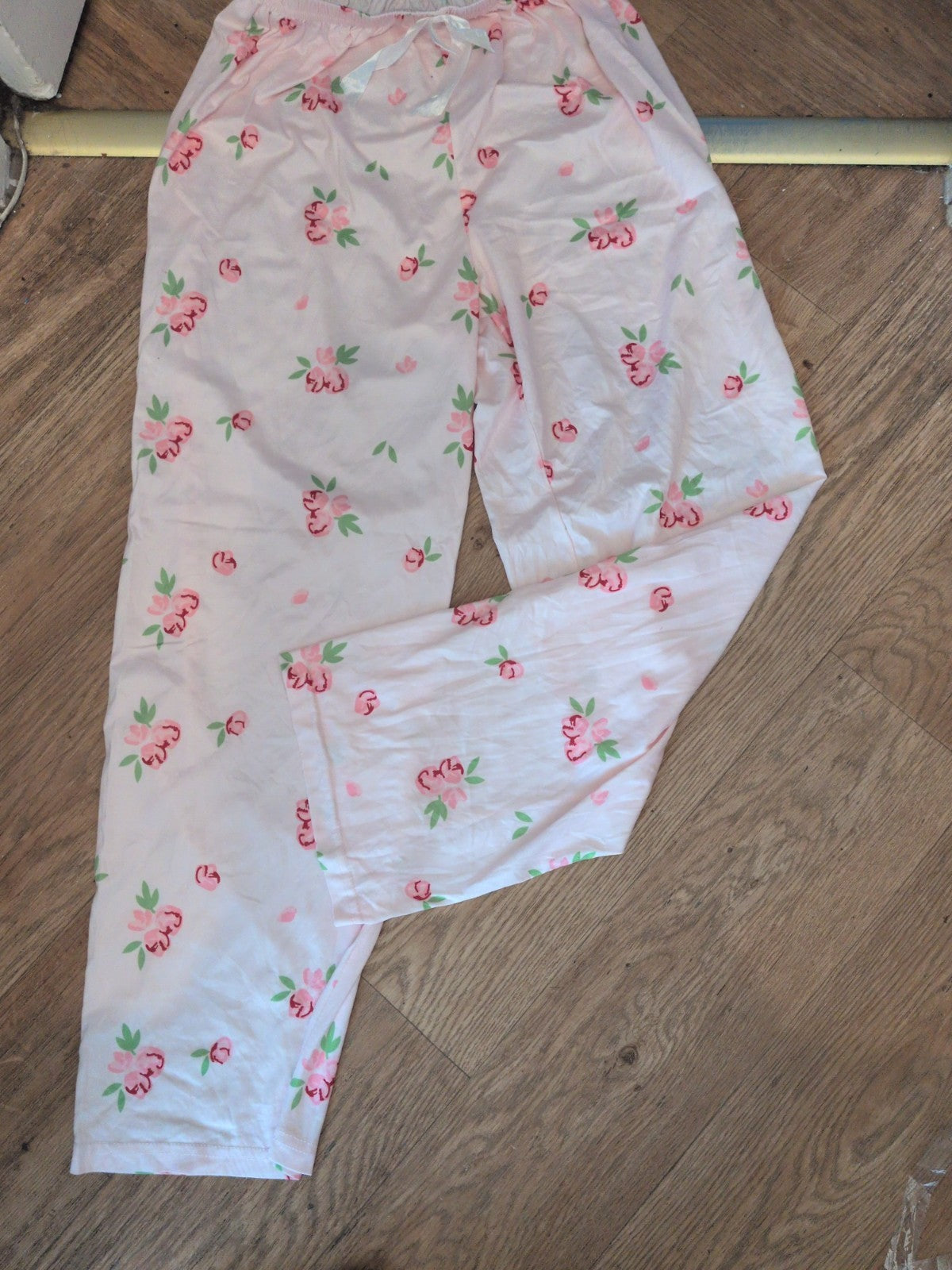 Small Pale Pink Floral Pyjama Set