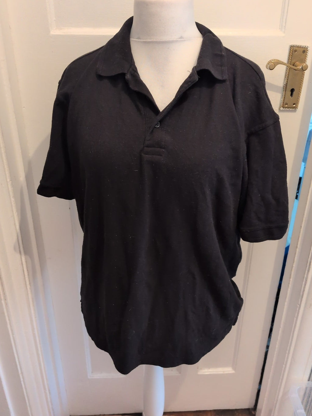 Portwest Medium Black Short Sleeve Polo