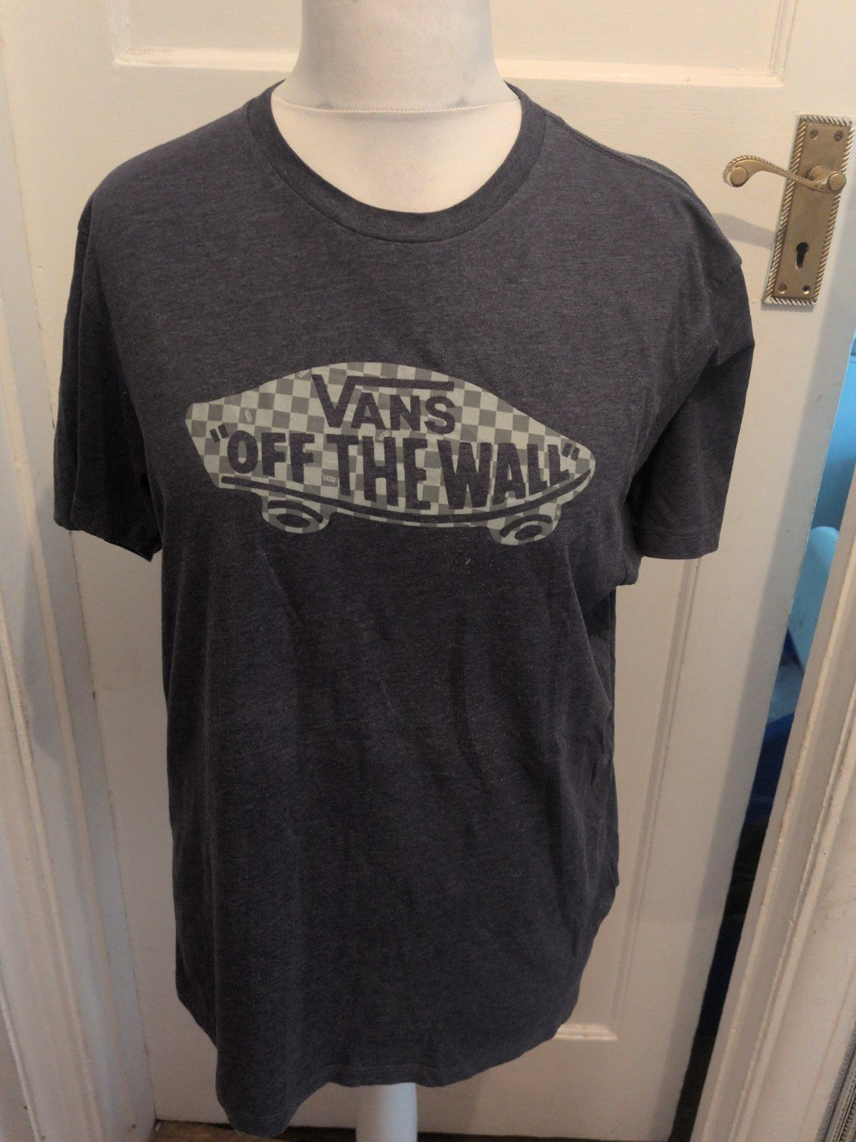 Vans Large Navy Blue Printed Short Sleeve T-shirt