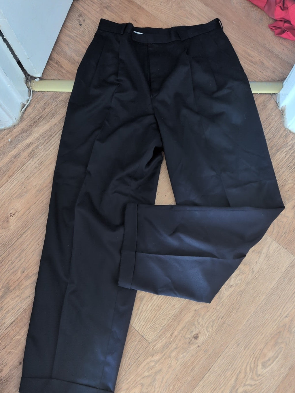 Mens Elite Size 36R Navy Blue Smart Trousers