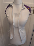 Mavic Medium White Zipped Cycling Jersey