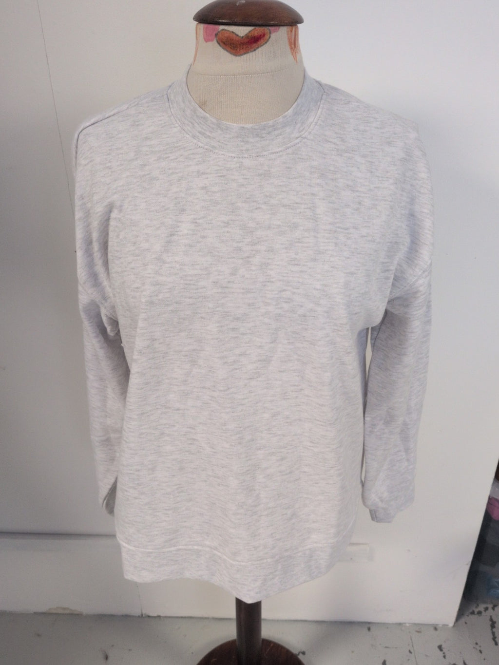 Primark 10-12 Pale Grey Pullover Jumper