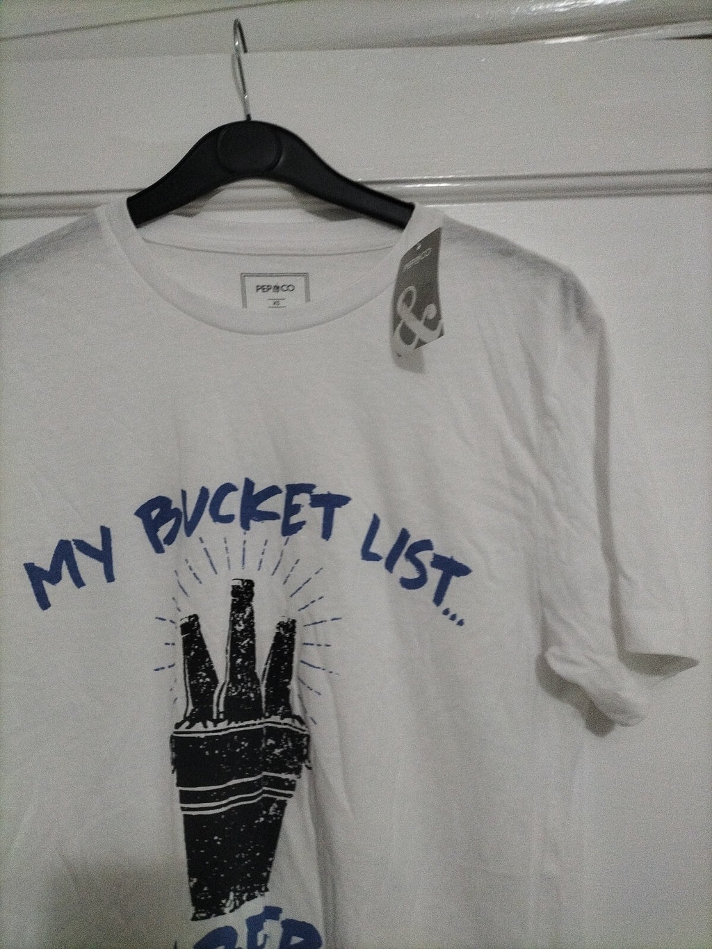 Mens Pep&co Size XS Beer Shirt