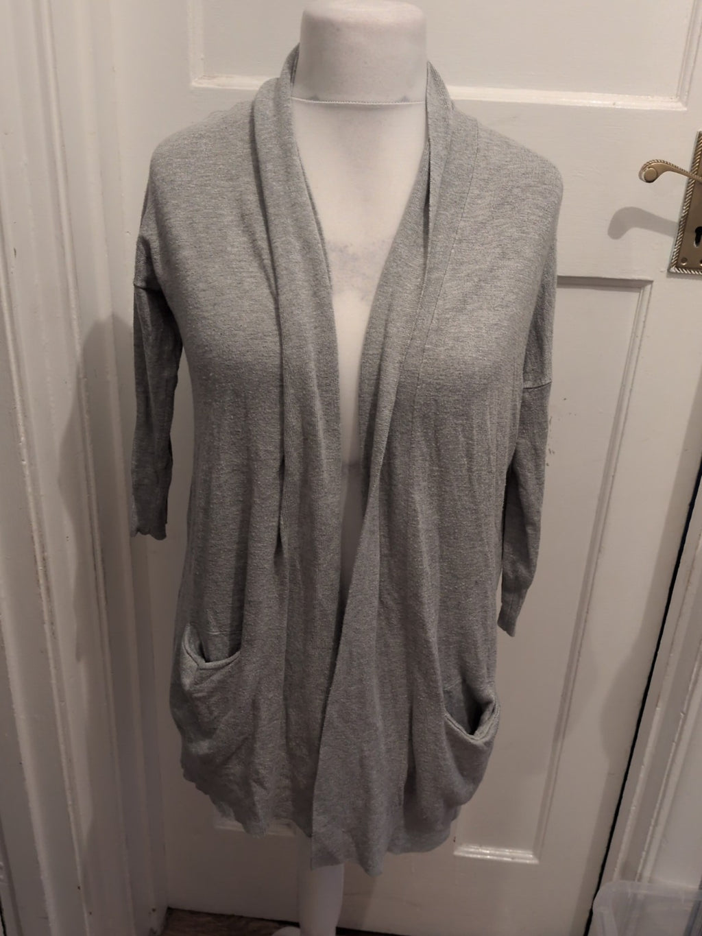 Primark 6 Grey Open Cardigan