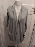 Primark 6 Grey Open Cardigan
