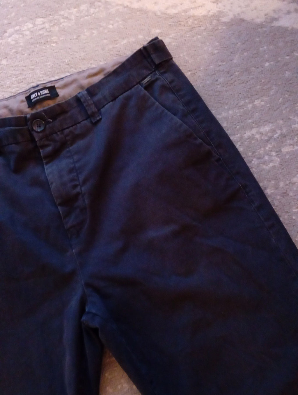 Mens Trousers ONLY & SONS W31 L34 Dark Grey