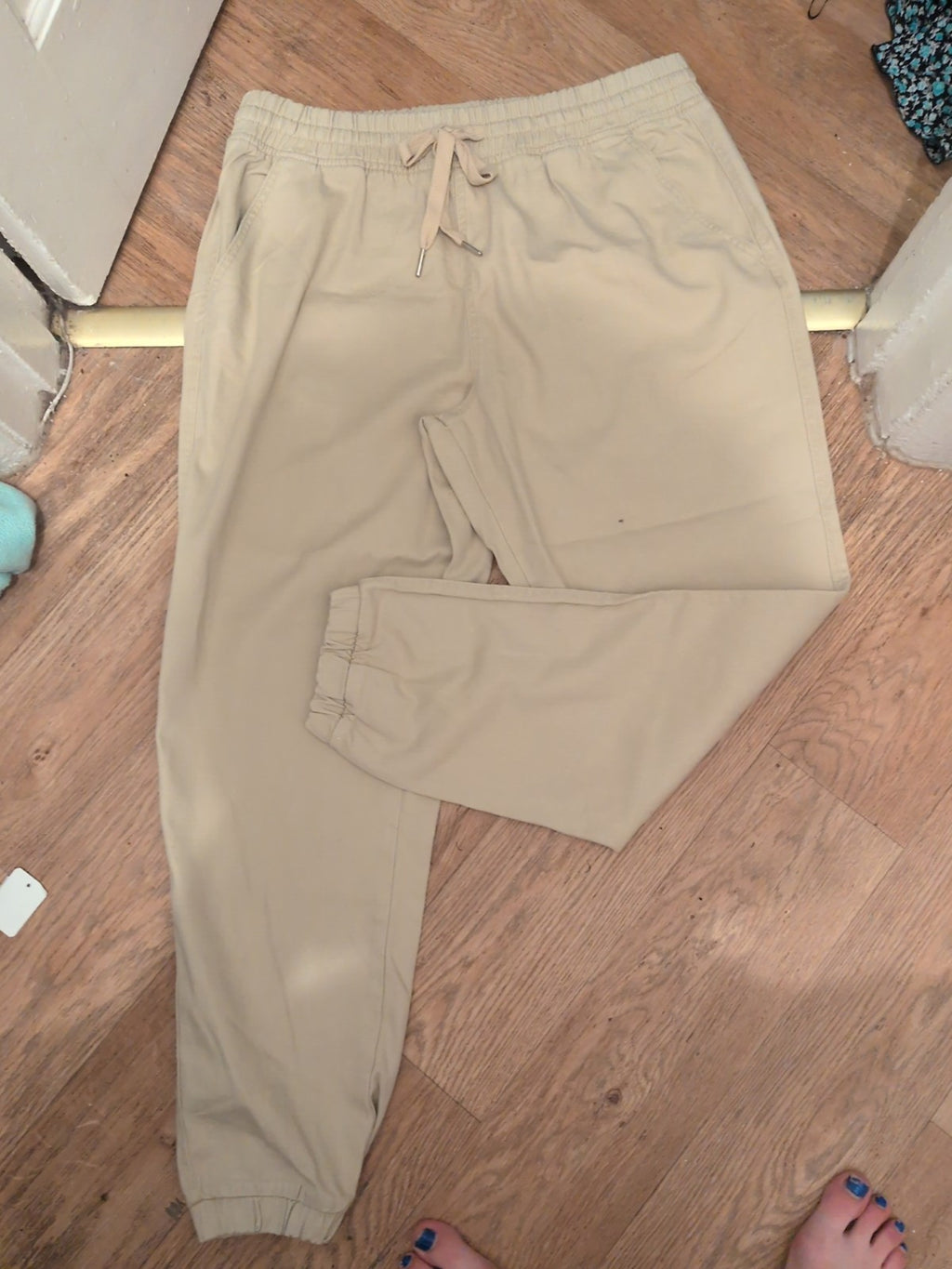 Tu 16 Beige/Natural Elasticated With Drawstring Trousers