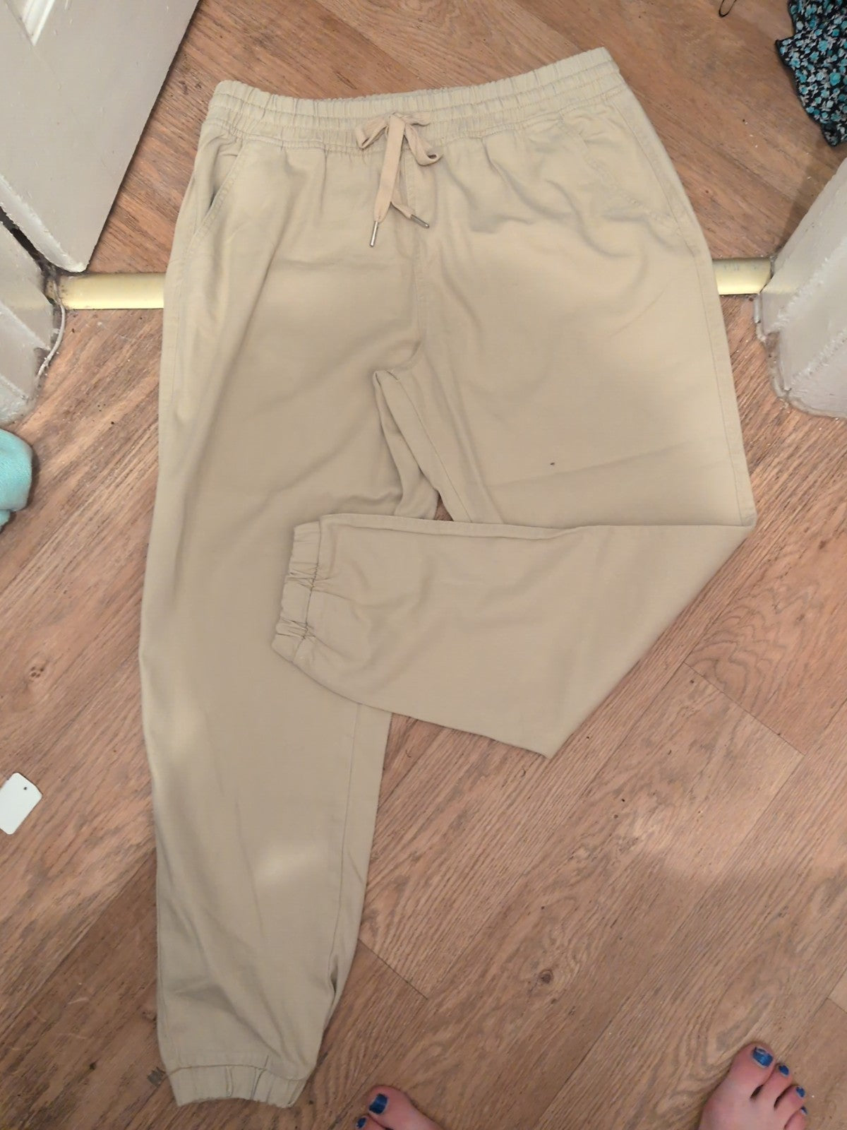 Tu 16 Beige/Natural Elasticated With Drawstring Trousers