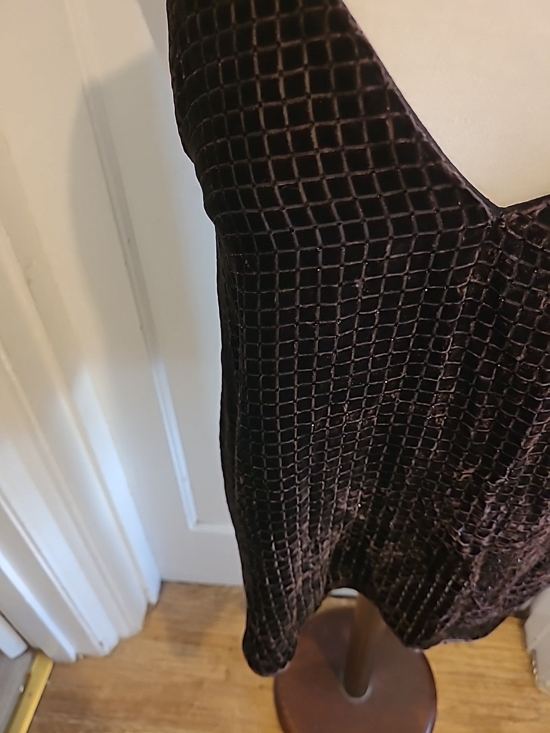 Ladies Massimo Dutti Size 12 Brown Detailed Sleeveless Tshirt