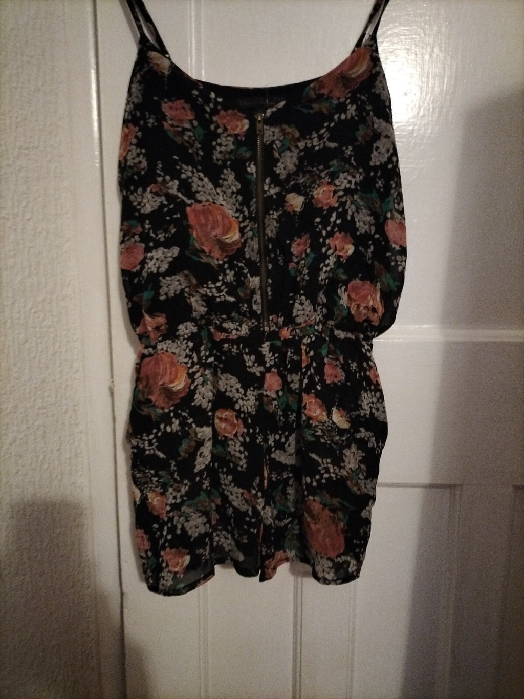 Ladies Lucca Couture Size Small Floral Playsuit