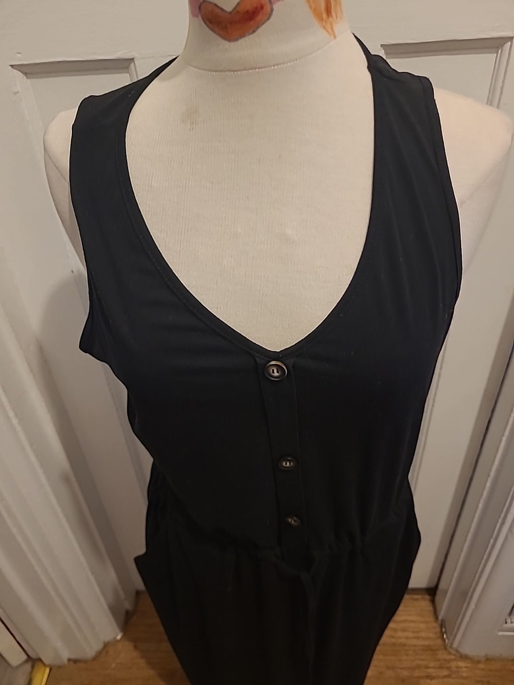 Ladies 14-16 Black Sleeveless Dress