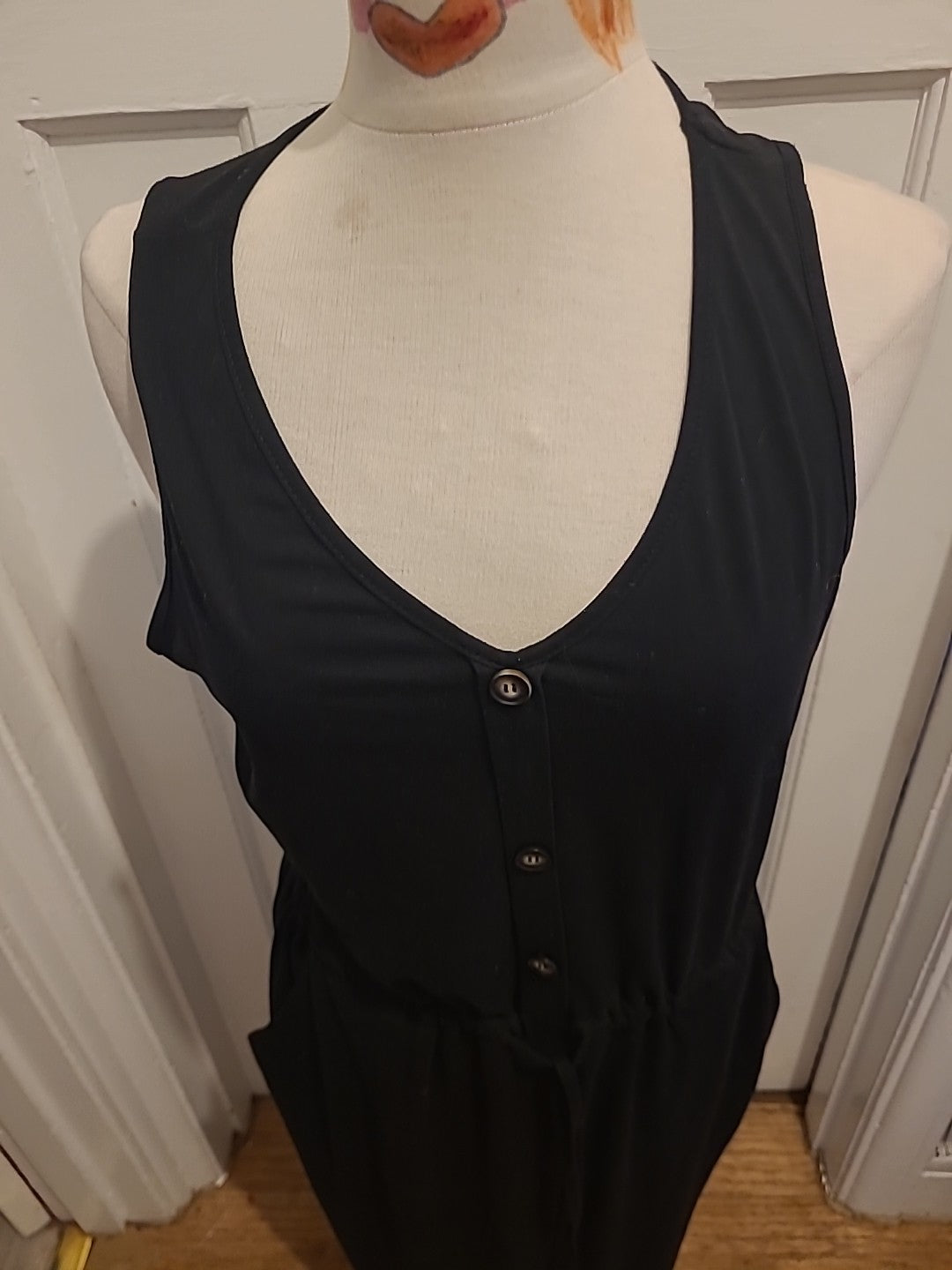 Ladies 14-16 Black Sleeveless Dress