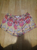 Primark 18-20 Polyester Aztec Pyjama Sleep Shorts