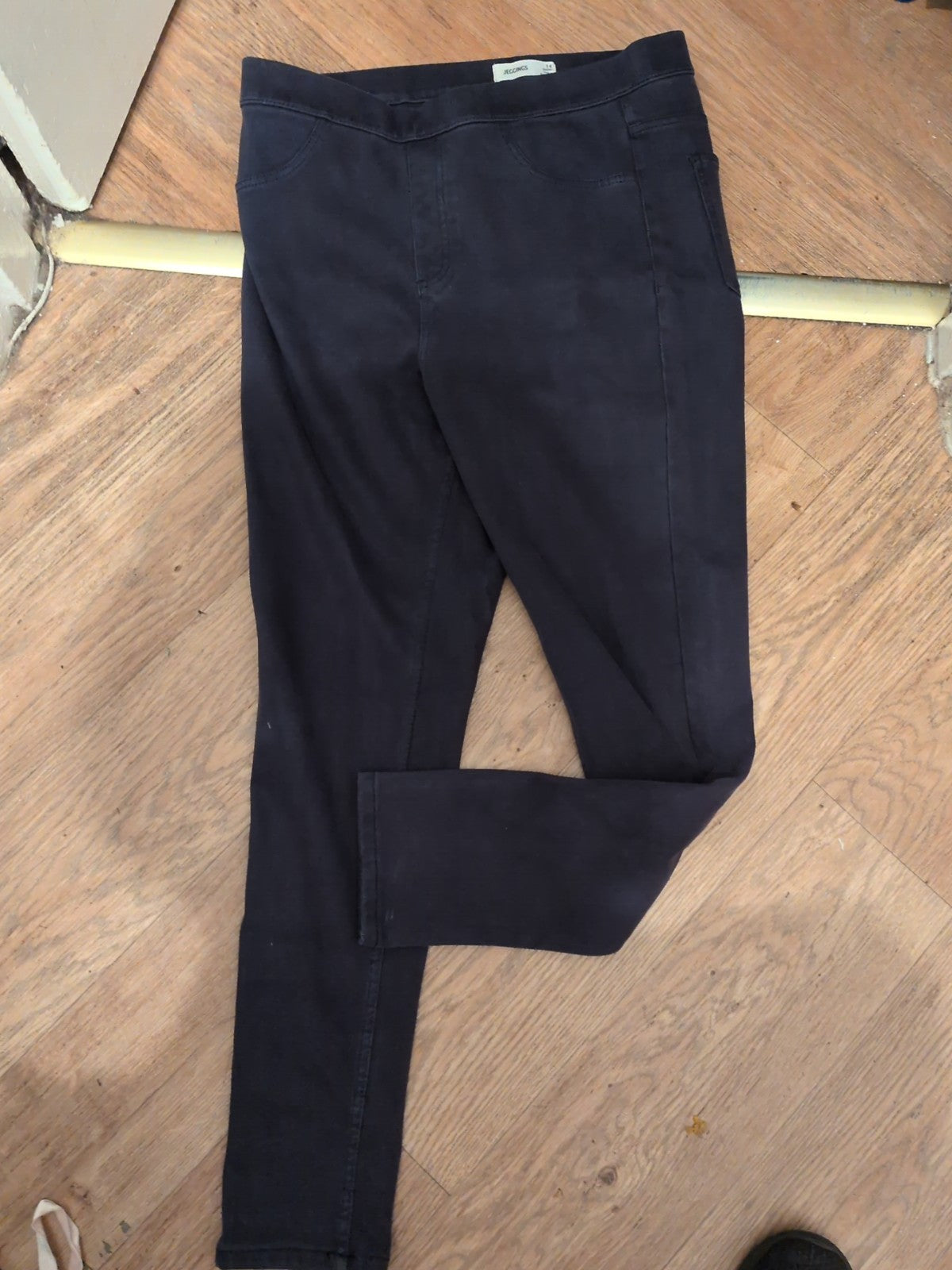 Marks And Spencer 14short Navy Jegging